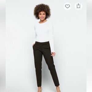 Liverpool Black Kelsey Straight Leg Knit Trouser